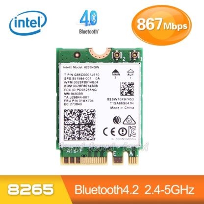 Intel AC8265 / 867Mbps 노트북 무선랜카드