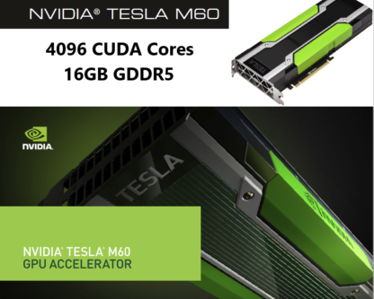 NVIDIA Tesla M60 16GB GDDR5 Dual GPU Accelerator