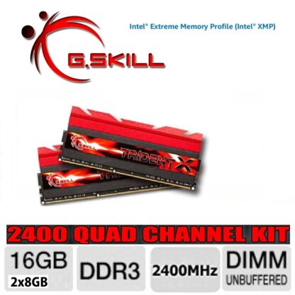 [중고]G.SKILL DDR3 16G PC3-19200 TRIDENT X  (8GBx2개)