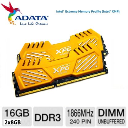 [중고] ADATA XPG V2 DDR3 16G 1866MHZ 16GB (8G x 2개)