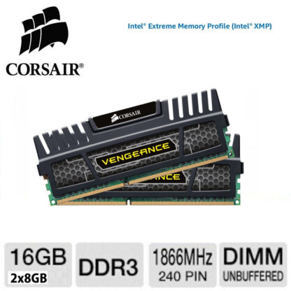 [중고]Corsair Vengeance DDR3 16G 1866MHZ (8GBx2개)
